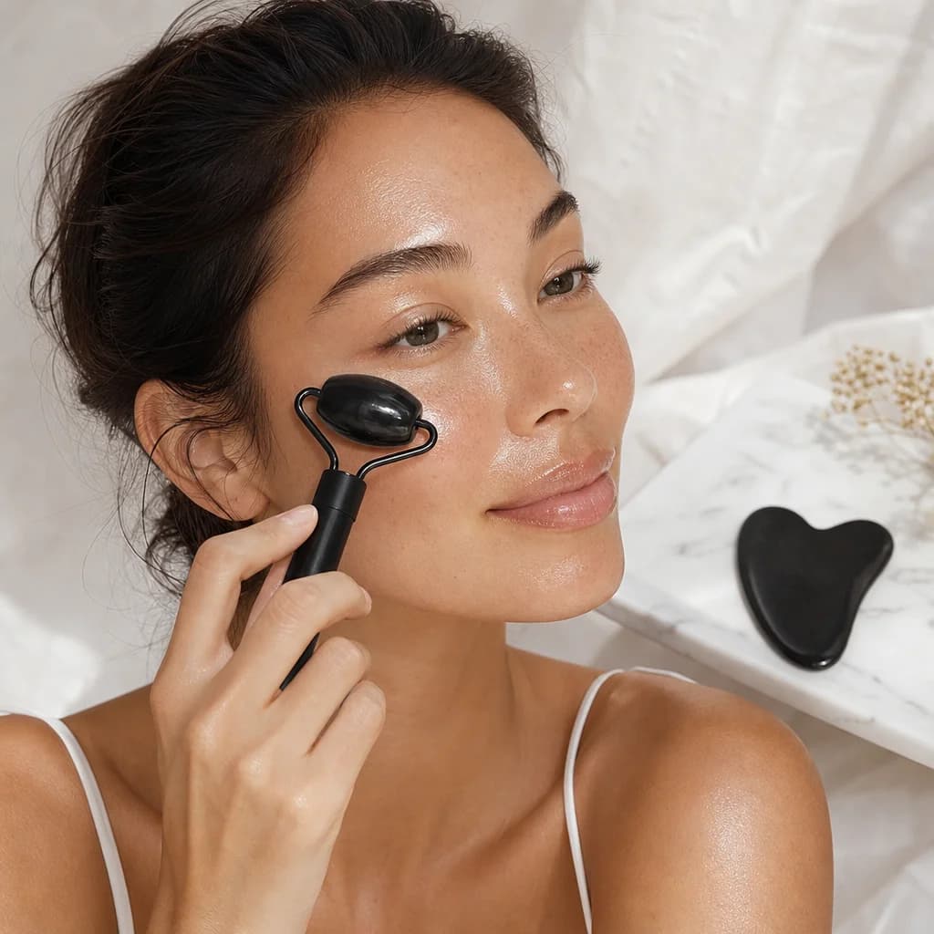 Ice Face Roller & Gua Sha Skincare Set 2