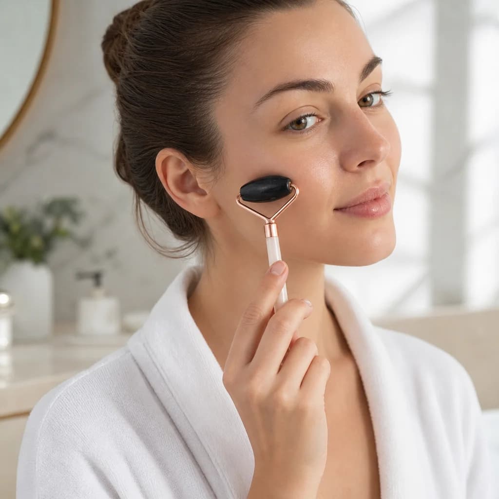 Ice Face Roller & Gua Sha Skincare Set 5